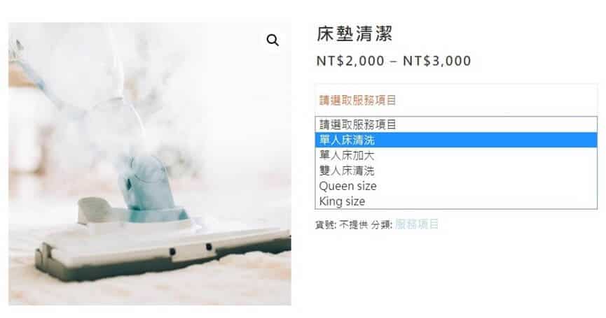 清潔預約服務:床墊清潔